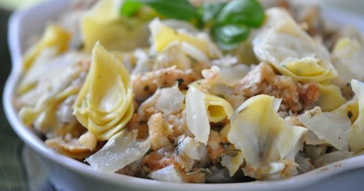 Stuffed Artichoke Casserole | Speaking of Women’s Health