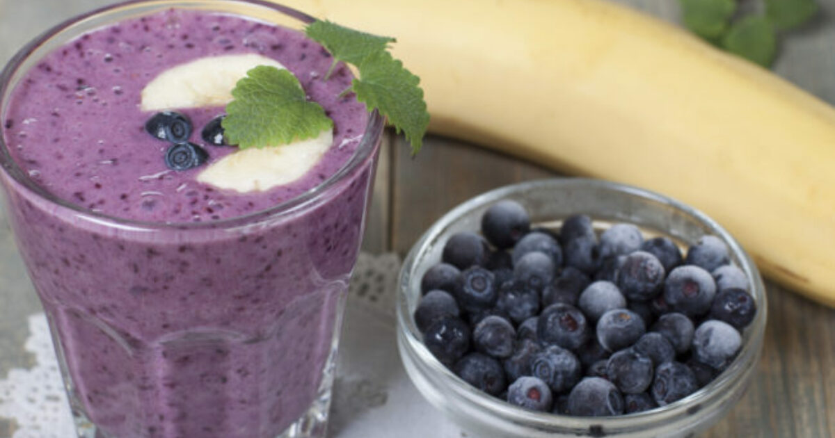 Banana, Raspberry and Blueberry Smoothie | Speaking of Women’s Health