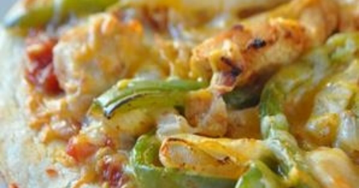 Chicken Fajita Pizza | Speaking of Women’s Health