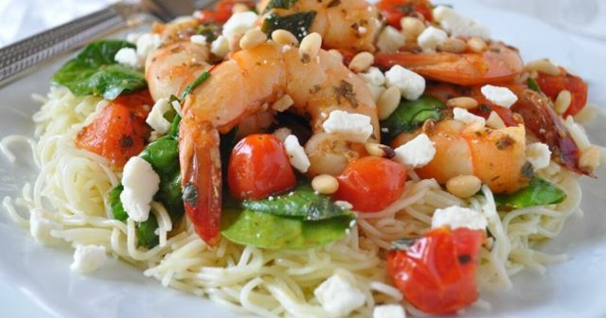 Greek Shrimp Scampi | Speaking of Women’s Health