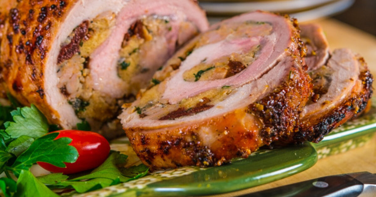 Pork Loin with Cherry Stuffing | Speaking of Women’s Health