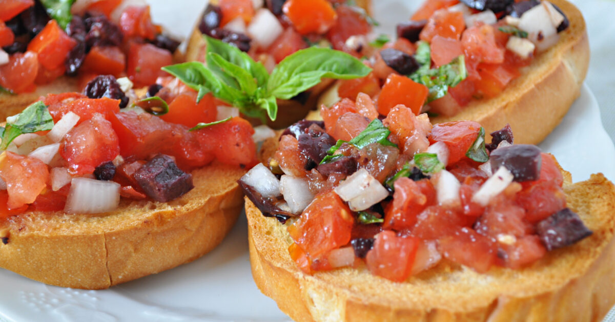 Tomato Bruschetta | Speaking of Women’s Health
