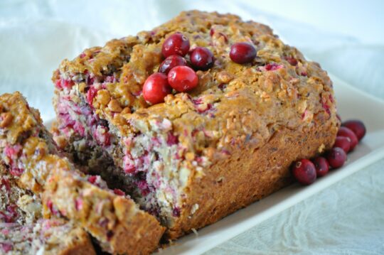 Cranberry Nut Oatmeal Bread