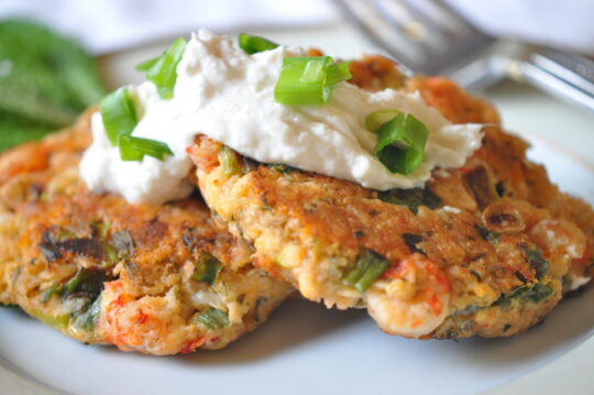 Crawfish Cakes with Horseradish Sauce