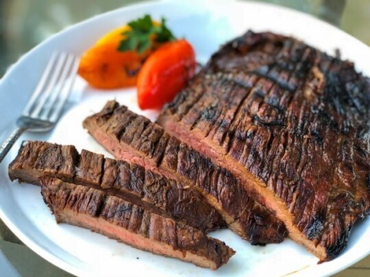 Flank Steak in Coffee Marinade