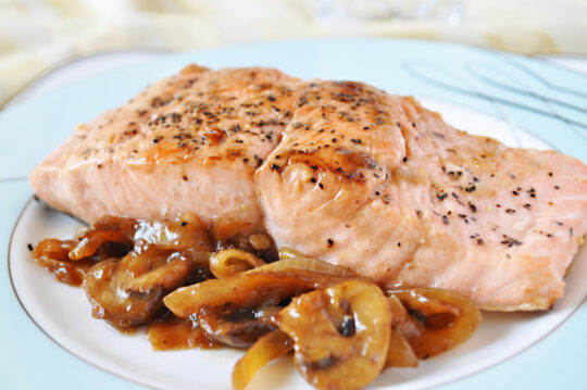 Salmon Marsala