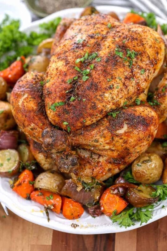 Roasted Chicken with Root Vegetables