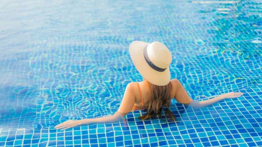 Hair damage from pool